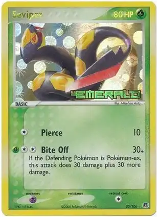 Seviper 20/106 EX Emerald