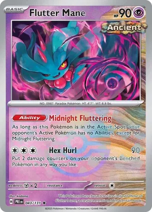 Flutter Mane 043/131 Prismatic Evolutions