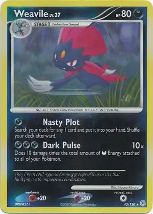 Weavile 40/130 Diamond & Pearl