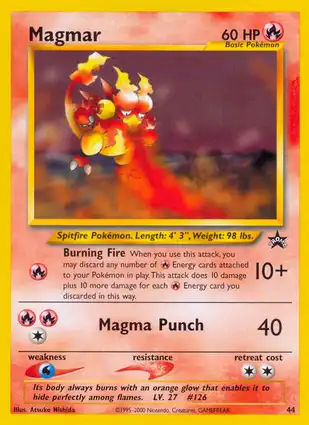 Magmar 44 Wizards of the Coast Promos