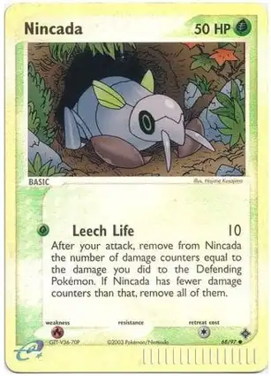Nincada 68/97 EX Dragon