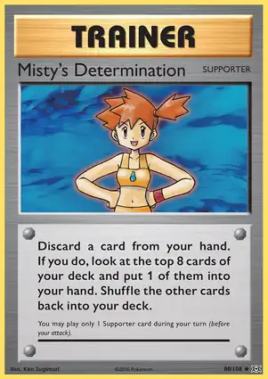 Misty's Determination 80/108 Evolutions