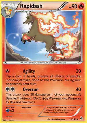 Rapidash 15/106 Flashfire