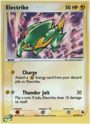 Electrike 30/109 EX Ruby & Sapphire
