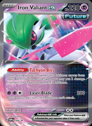 Iron Valiant ex 068 Scarlet & Violet Promos