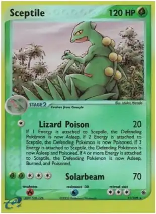 Sceptile 11/109 EX Ruby & Sapphire