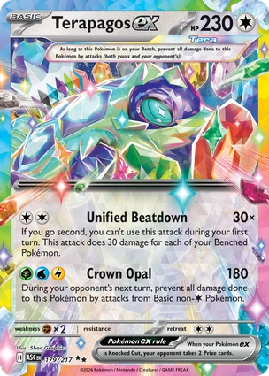 Terapagos ex 179/217 Ascended Heroes