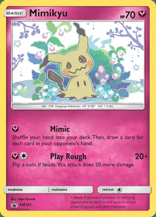 Mimikyu SM163 Sun & Moon Promos