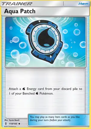 Aqua Patch 119/145 Guardians Rising