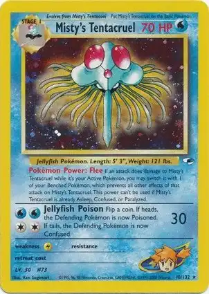 Misty's Tentacruel 10/132 Gym Heroes