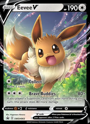 Eevee V SWSH065 Sword & Shield Promos