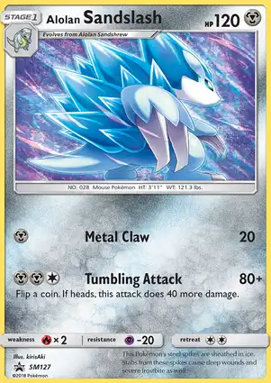 Alolan Sandslash SM127 Sun & Moon Promos