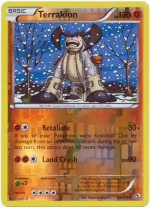 Terrakion 84/113 Legendary Treasures