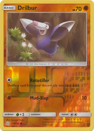 Drilbur 114/236 Cosmic Eclipse