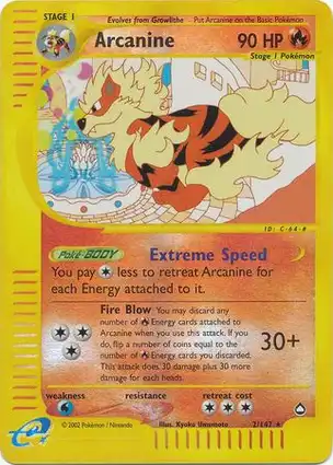 Arcanine 2/147 Aquapolis