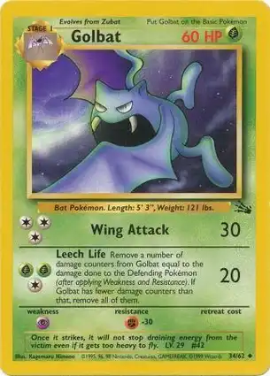 Golbat 34/62 Fossil