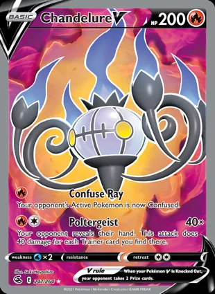 Chandelure V 247/264 Fusion Strike