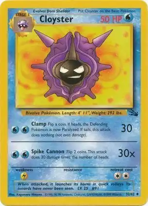 Cloyster 32/62 Fossil