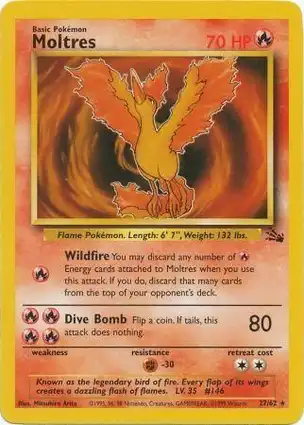 Moltres 27/62 Fossil