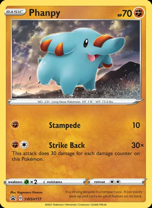 Phanpy SWSH117 Sword & Shield Promos