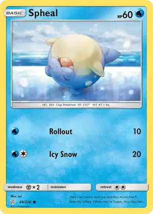 Spheal 49/236 Cosmic Eclipse
