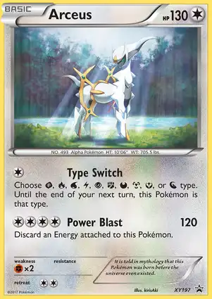 Arceus XY197 XY Promos