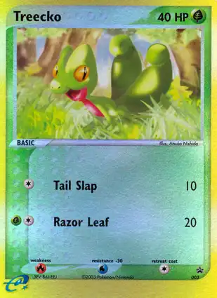 Treecko 003 EX Nintendo Promos