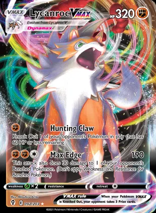 Lycanroc VMAX 092/203 Evolving Skies