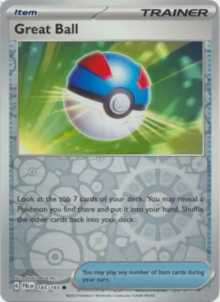 Great Ball 183/193 Paldea Evolved