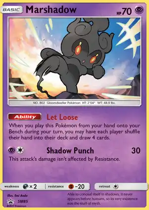 Marshadow SM85 Sun & Moon Promos