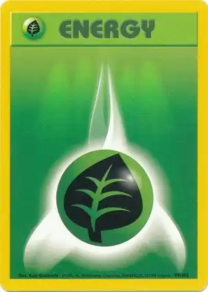 Grass Energy 99/102 Base Set Unlimited