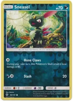 Sneasel 85/147 Burning Shadows
