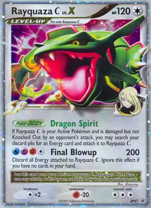 Rayquaza C LV.X DP47 Diamond & Pearl Promos
