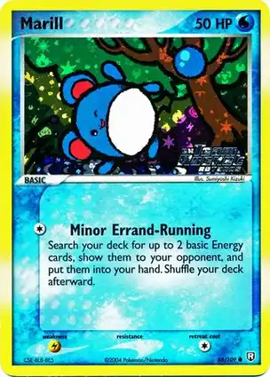 Marill 68/109 EX Team Rocket Returns