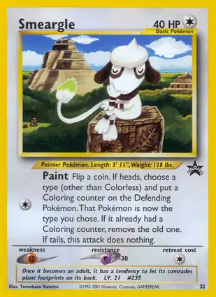 Smeargle 32 Wizards of the Coast Promos