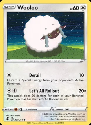 Wooloo 221/264 Fusion Strike