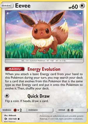 Eevee 101/149 Sun & Moon