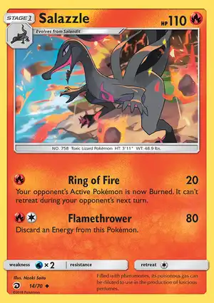 Salazzle 14/70 Dragon Majesty