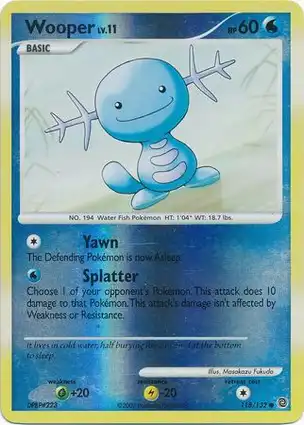 Wooper 118/132 Secret Wonders