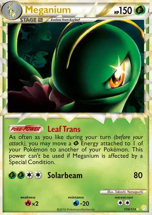Meganium 109/123 HeartGold & SoulSilver