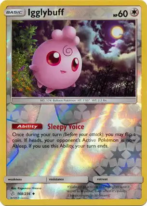 Igglybuff 168/236 Cosmic Eclipse