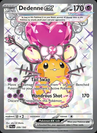 Dedenne ex 239/193 Paldea Evolved