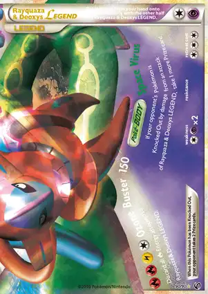 Rayquaza & Deoxys LEGEND 90/90 Undaunted