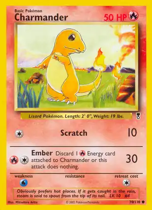 Charmander 70/110 Legendary Collection