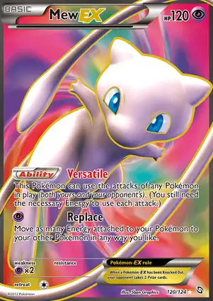 Mew-EX 120/124 Dragons Exalted