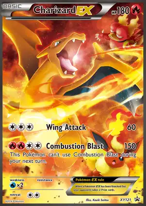 Charizard EX XY121 XY Promos