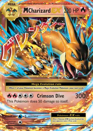 M Charizard-EX 13/108 Evolutions