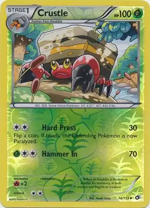 Crustle 14/113 Legendary Treasures