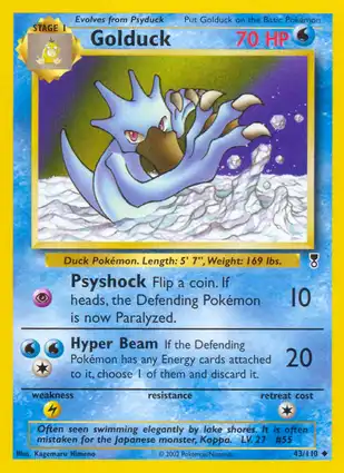 Golduck 43/110 Legendary Collection