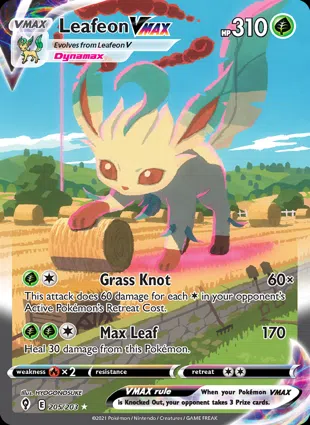 Leafeon VMAX 205/203 Evolving Skies